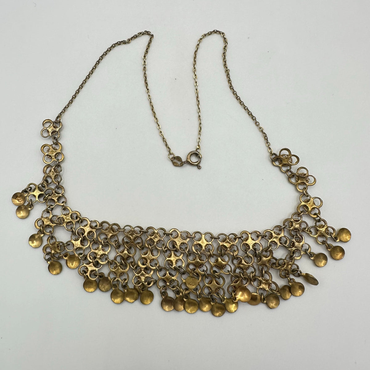 925 sterling silver gold vermeil filigree genuine turquoise chain bib necklace