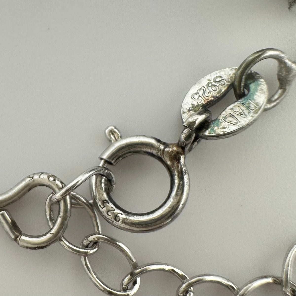 925 sterling silver Swarovski crystals tubes 18.75" necklace hook drop earrings