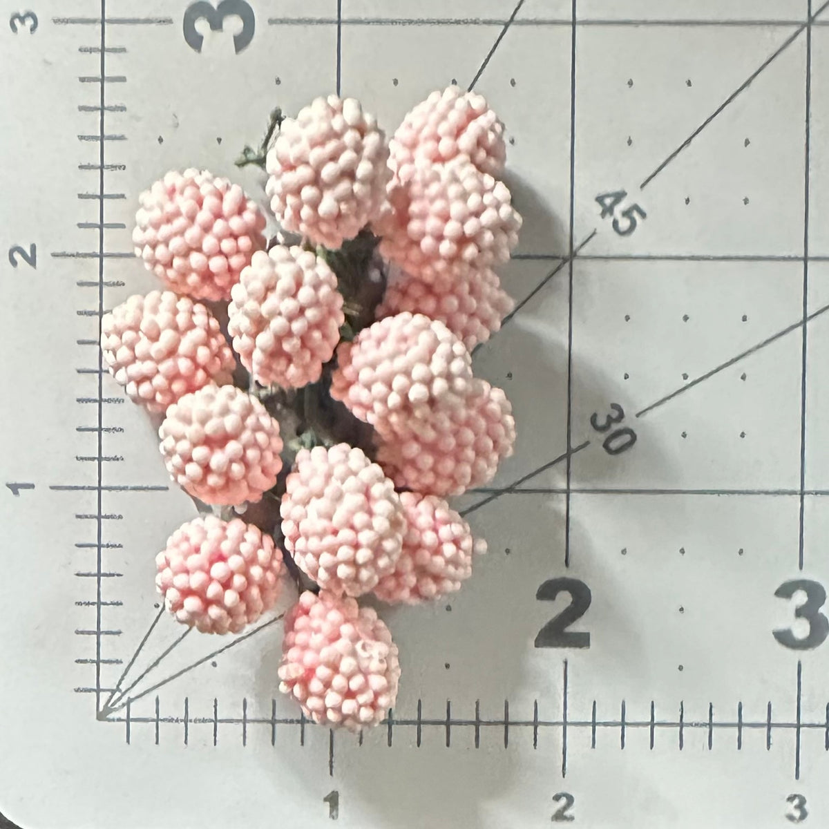 Miriam Haskell antique 1930s pink celluloid clusters beads beaded brooch
